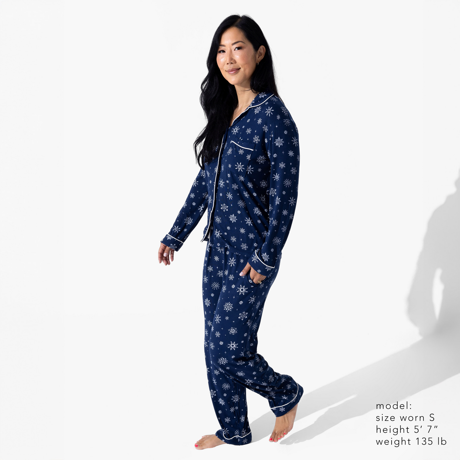 Snowflake Bamboo Women's Pajama Set