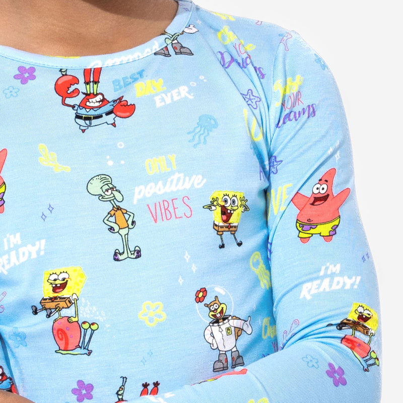 SpongeBob SquarePants: Good Vibes Bamboo Kids Pajamas