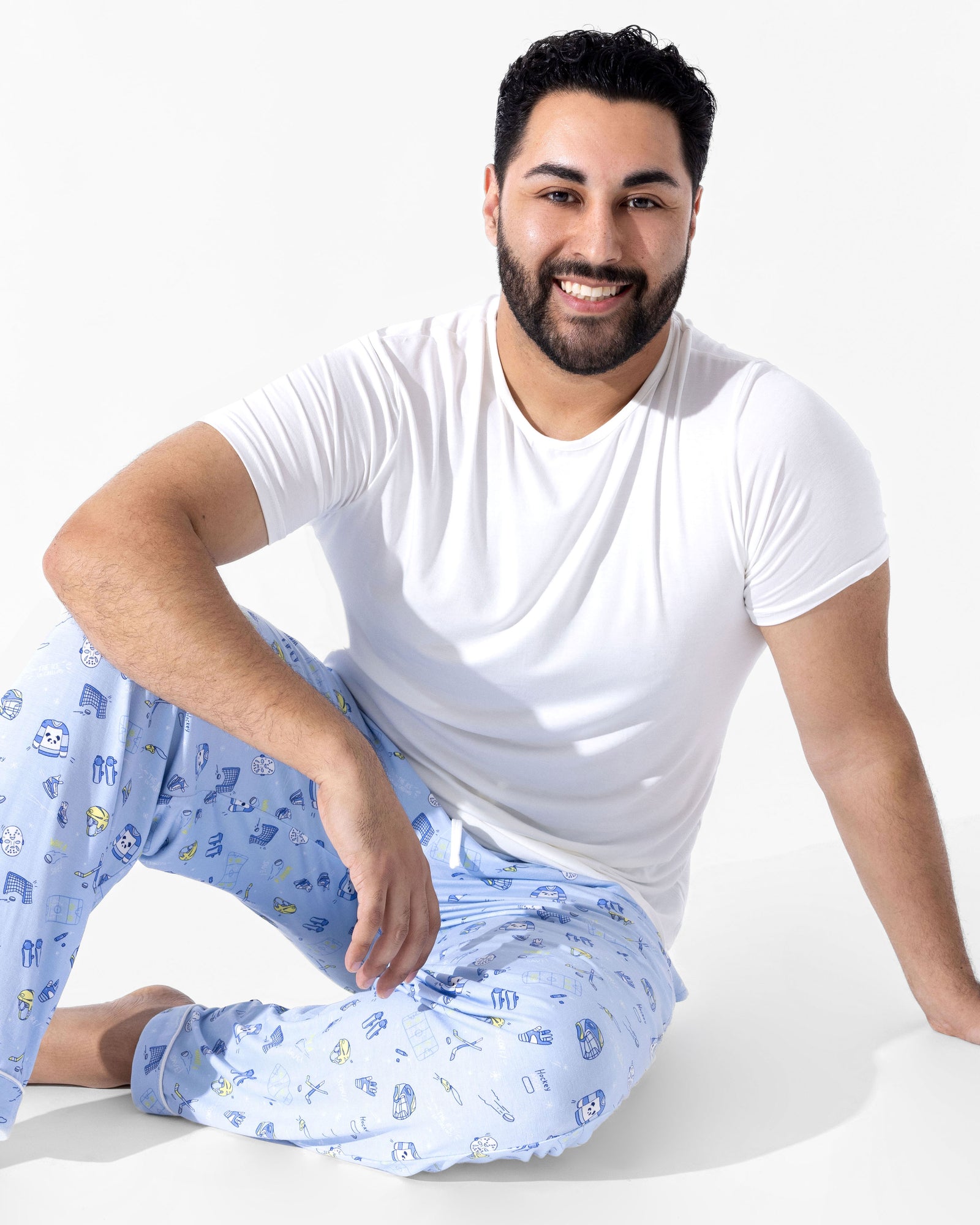 Hockey Bamboo Men's Pajama Set