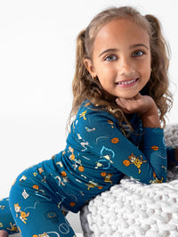 Basketball Pups Bamboo Kids Pajamas
