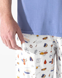 Boxing Bamboo Men's Pajama Set