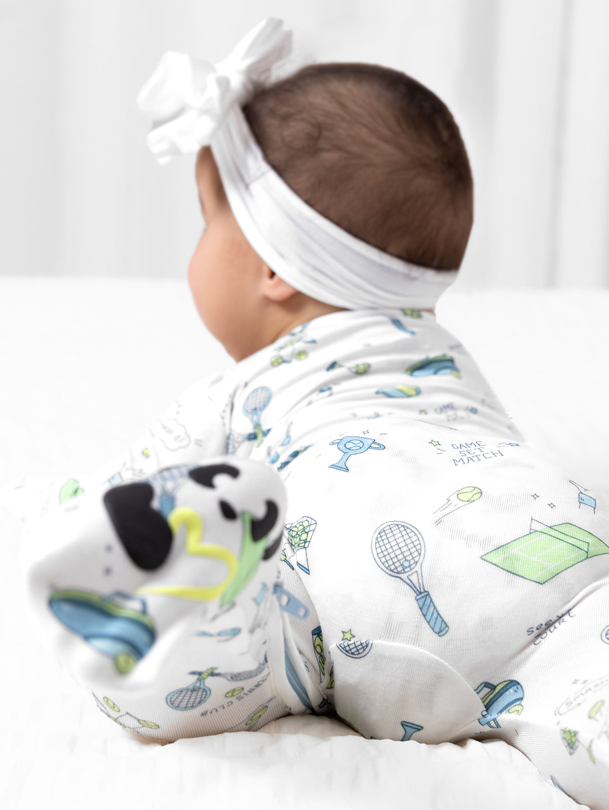 Tennis Bamboo Convertible Footie