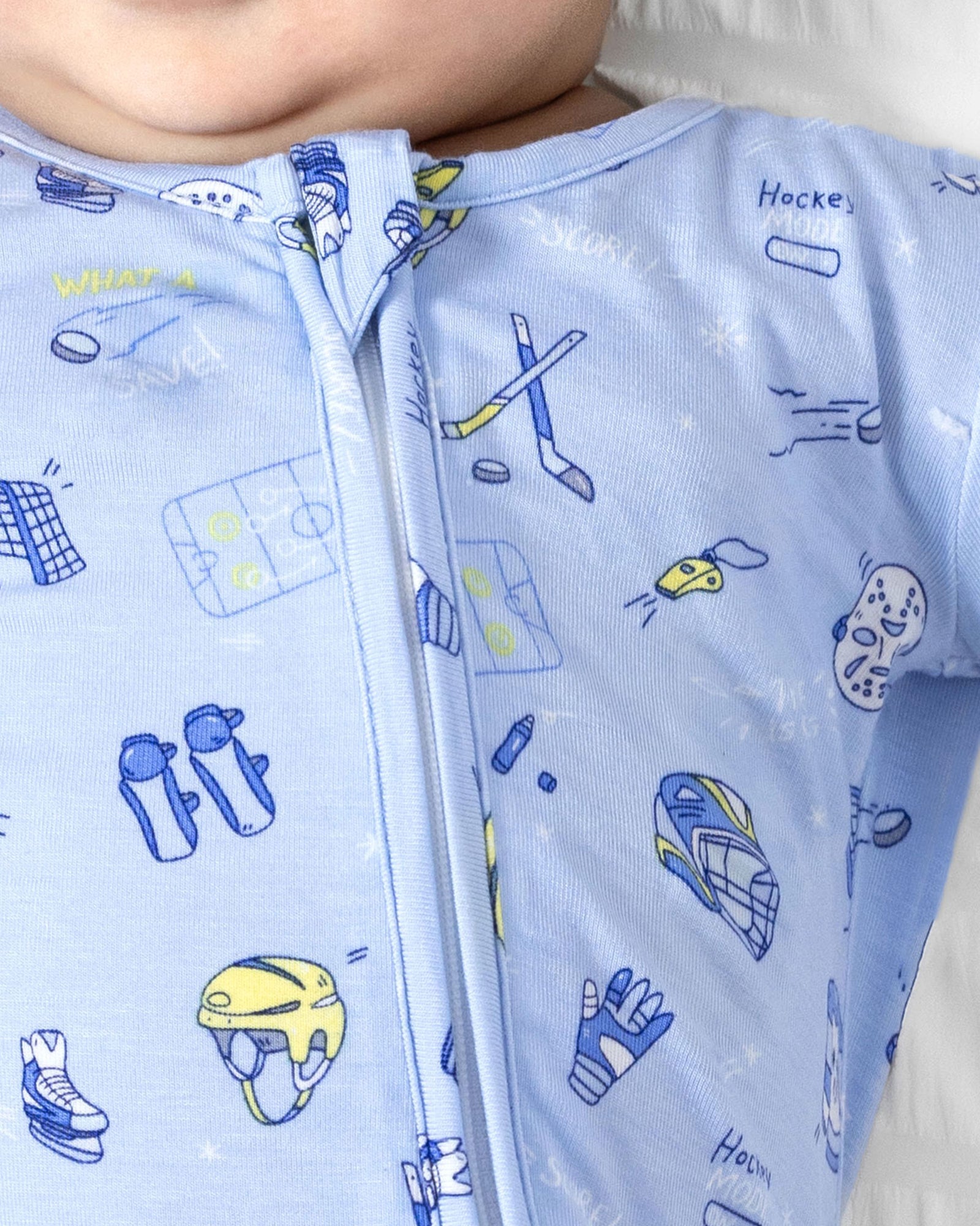 Hockey Bamboo Convertible Footie