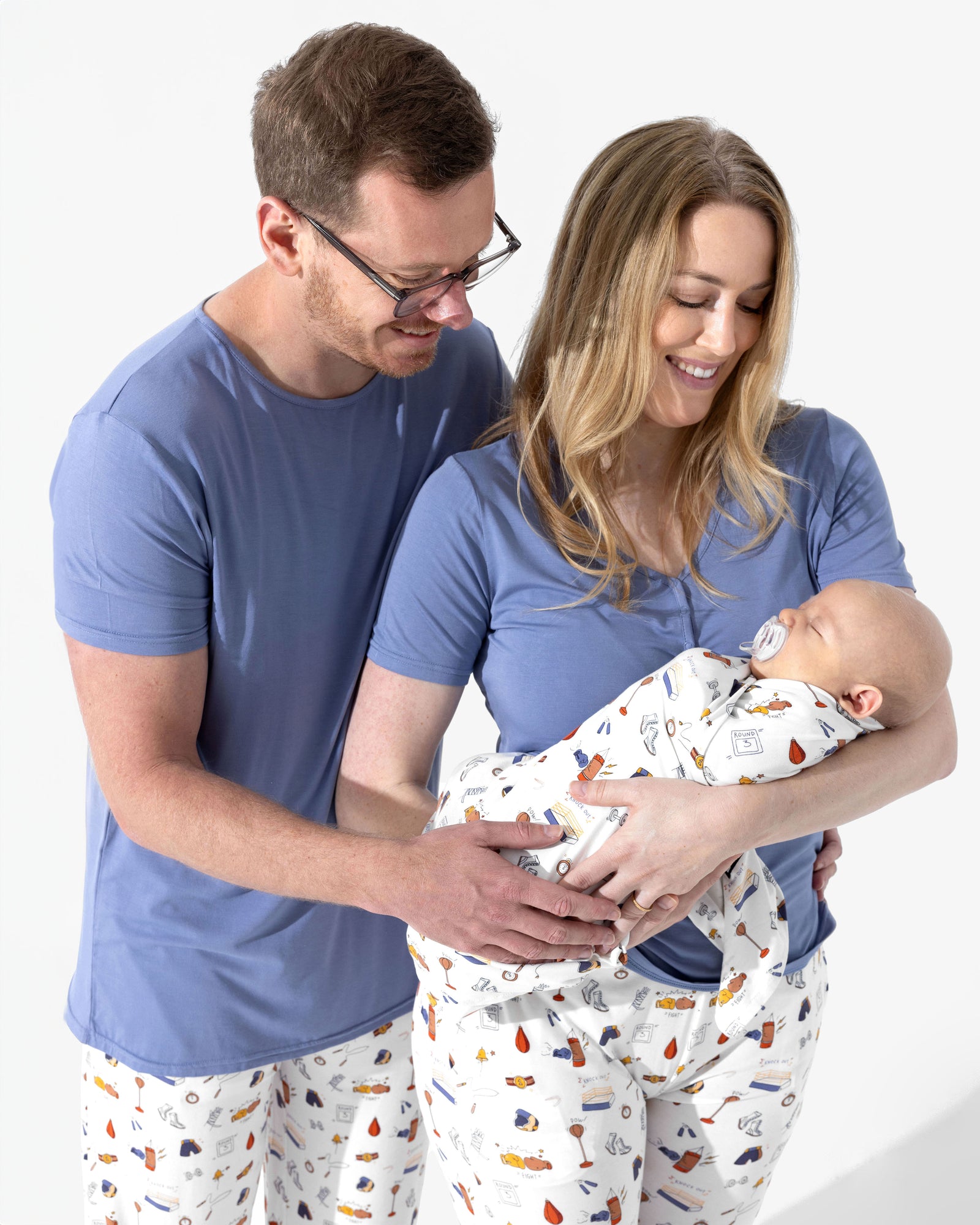 Boxing Bamboo Men's Pajama Set