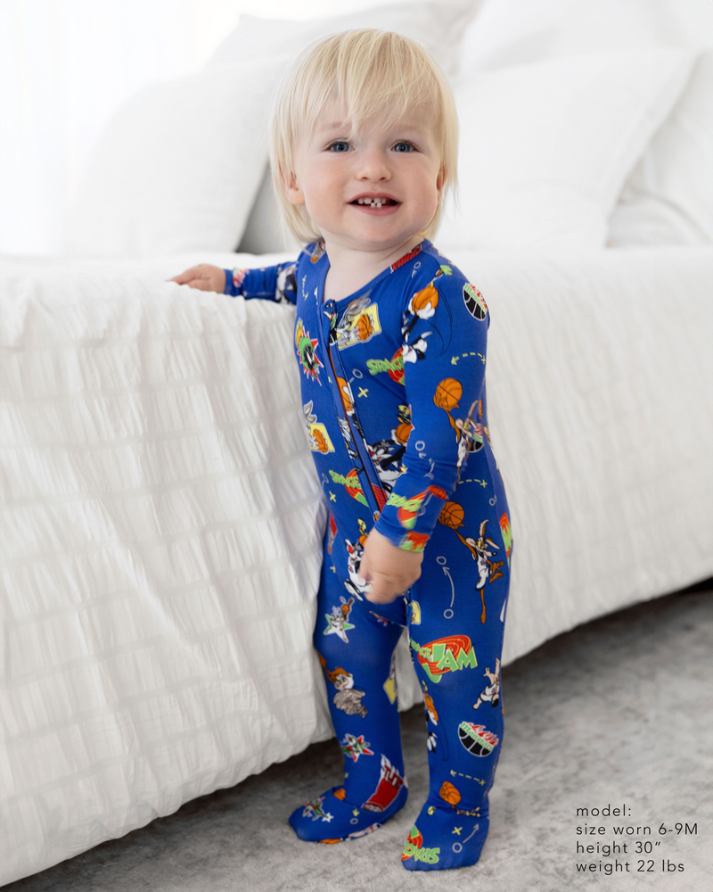 Space Jam Bamboo Convertible Footie