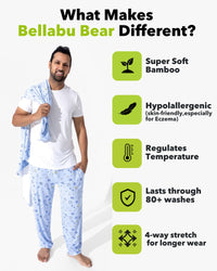 Hockey Bamboo Men's Pajama Set