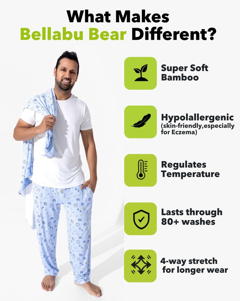 Hockey Bamboo Men's Pajama Set