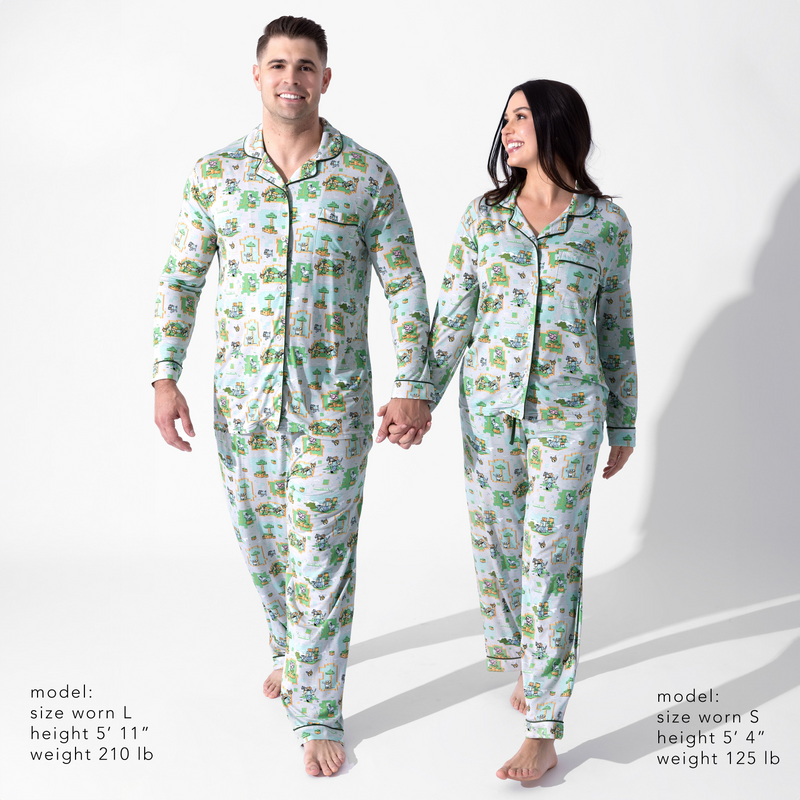 Minecraft Overworld Dreams Bamboo Men's Pajama Set
