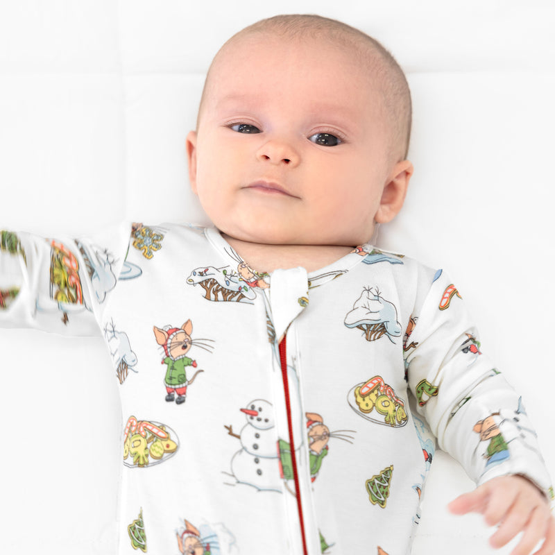 If You Give A Mouse A Cookie Christmas Bamboo Convertible Footie