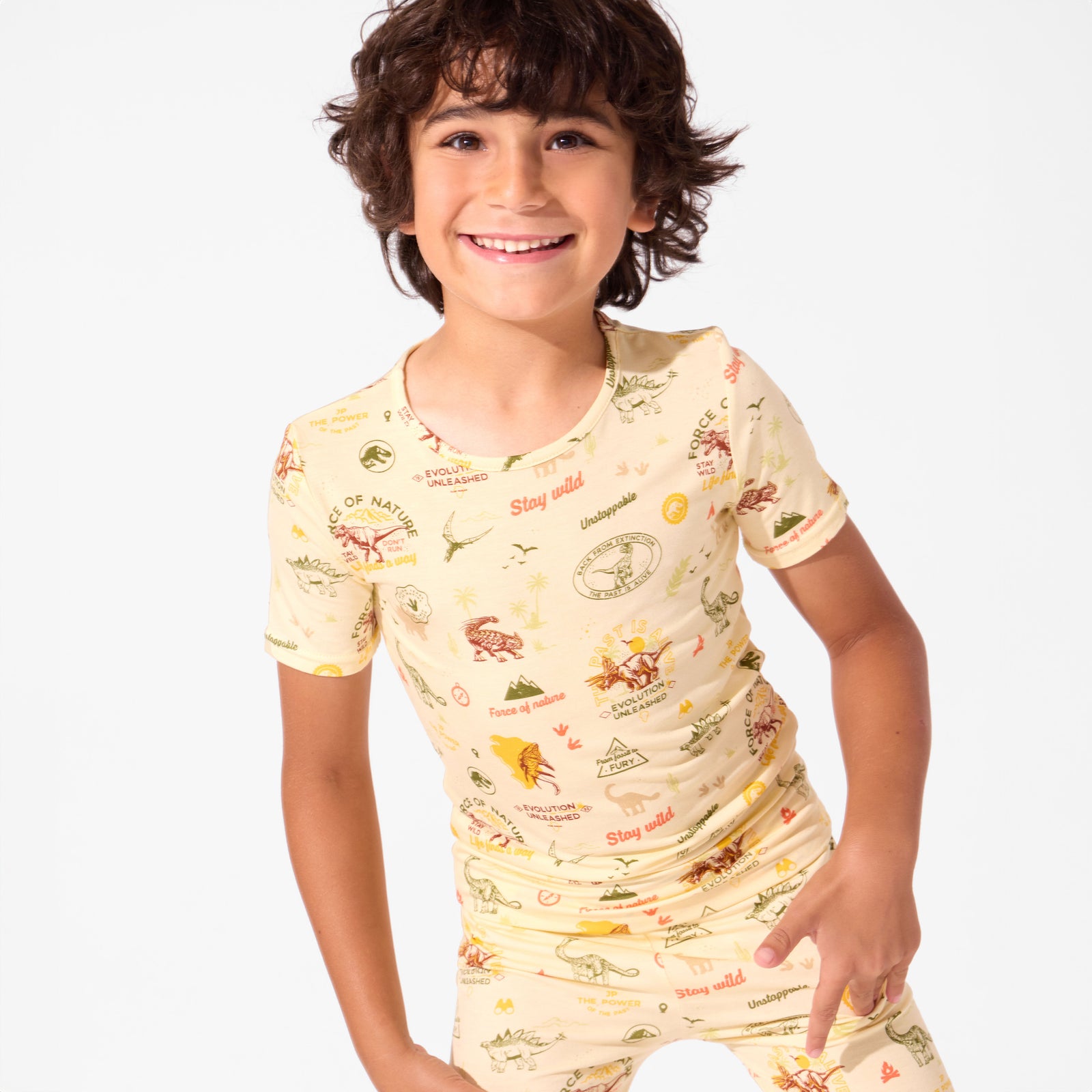Jurassic Park: Origins Bamboo Kids Pajama Short Set