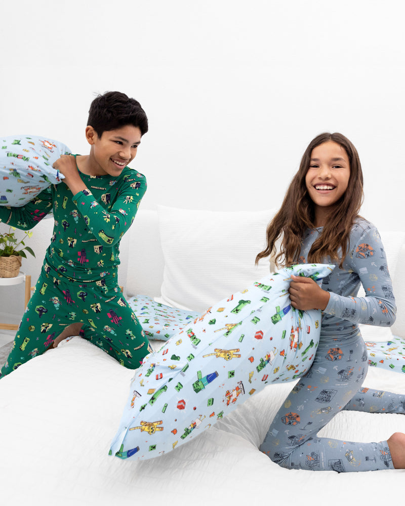 Minecraft: Midnight Mobs Bamboo Kids Pajamas