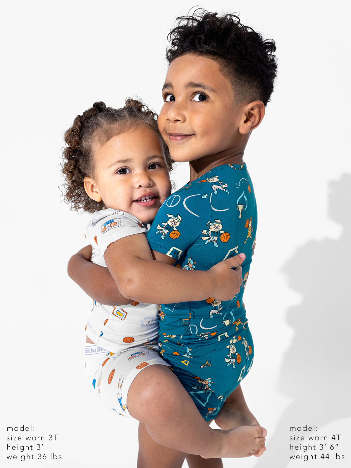 All Star Basketball Bamboo Kids Pajama Short Set