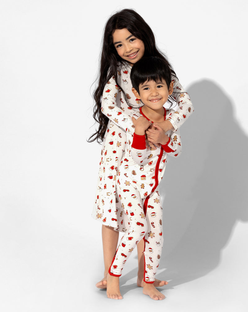 Sugar Cookies Bamboo Girls' Long Sleeve Dress