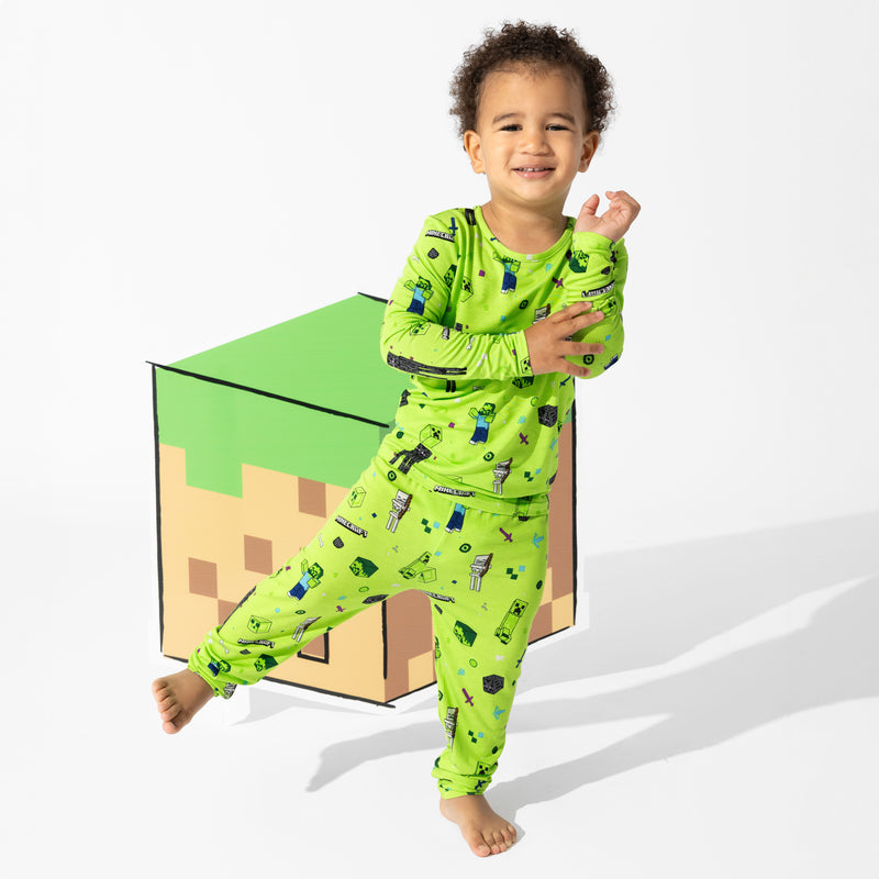 Minecraft Mob Squad Bamboo Kids Pajamas