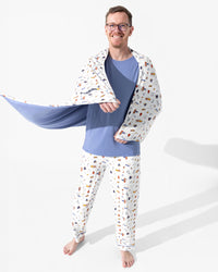 Boxing Bamboo Men's Pajama Set
