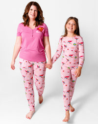 Supergirl & Krypto Bamboo Kids Pajamas