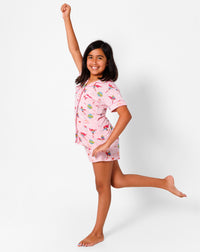 Supergirl & Krypto Bamboo Women's Pajama Shorts Set