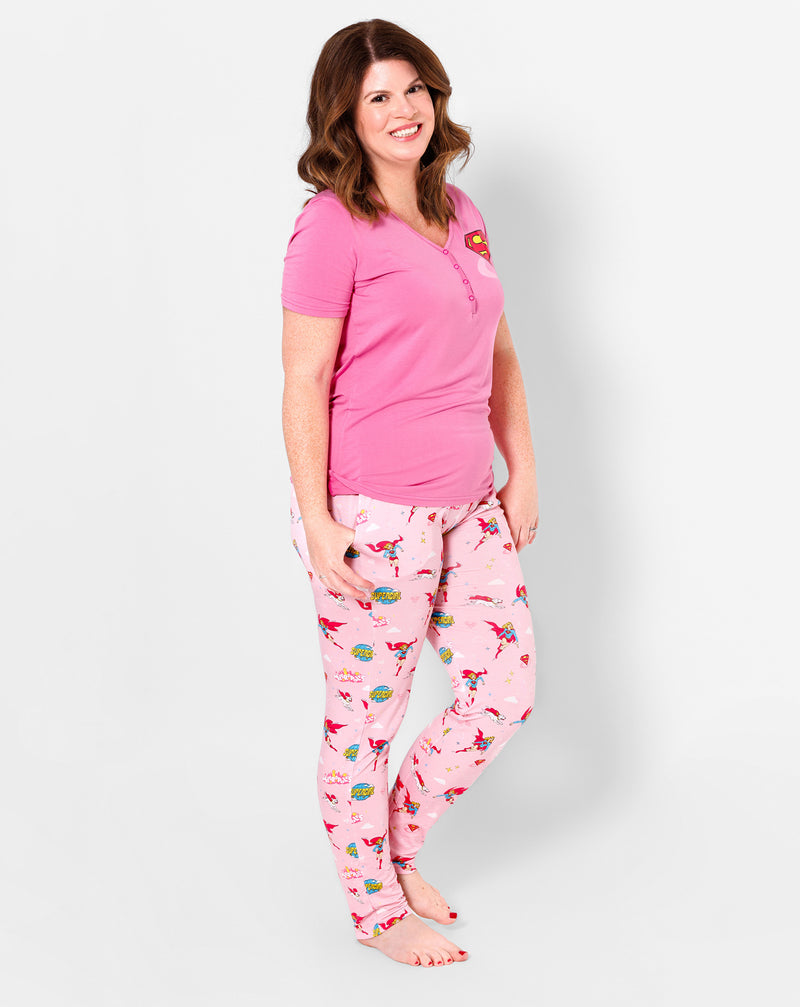 Supergirl & Krypto Bamboo Women's Pajama Set
