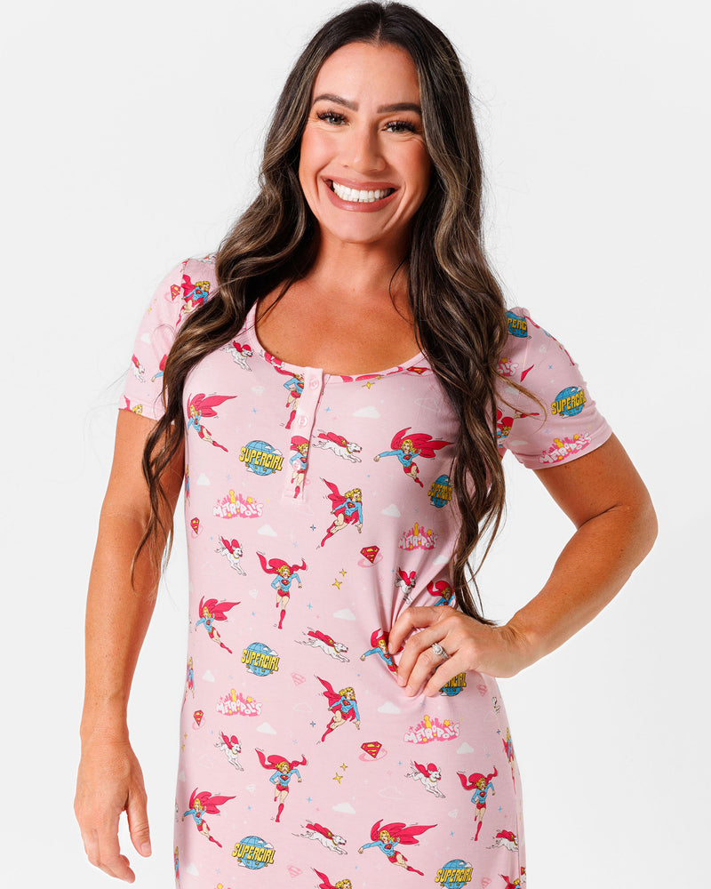 Supergirl & Krypto Bamboo Women's Nightgown