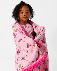 Supergirl & Krypto Bamboo Sherpa Blanket
