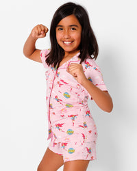 Supergirl & Krypto Bamboo Women's Pajama Shorts Set