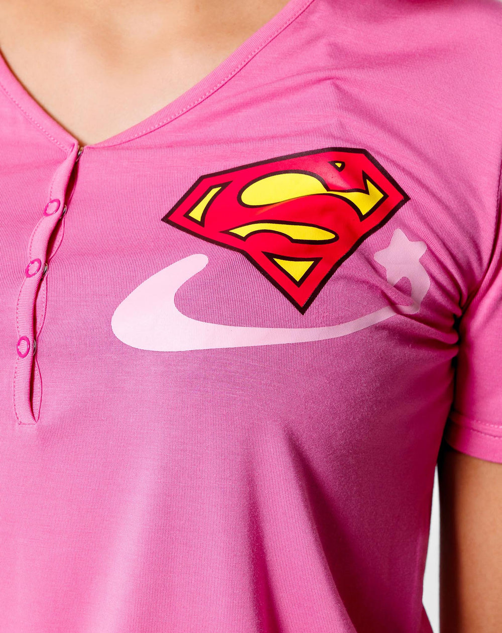 Supergirl & Krypto Bamboo Women's Pajama Set