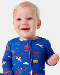 Superman & Krypto Bamboo Convertible Footie