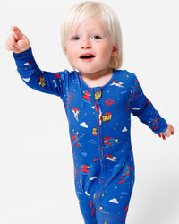 Superman & Krypto Bamboo Convertible Footie