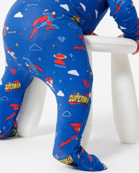 Superman & Krypto Bamboo Convertible Footie