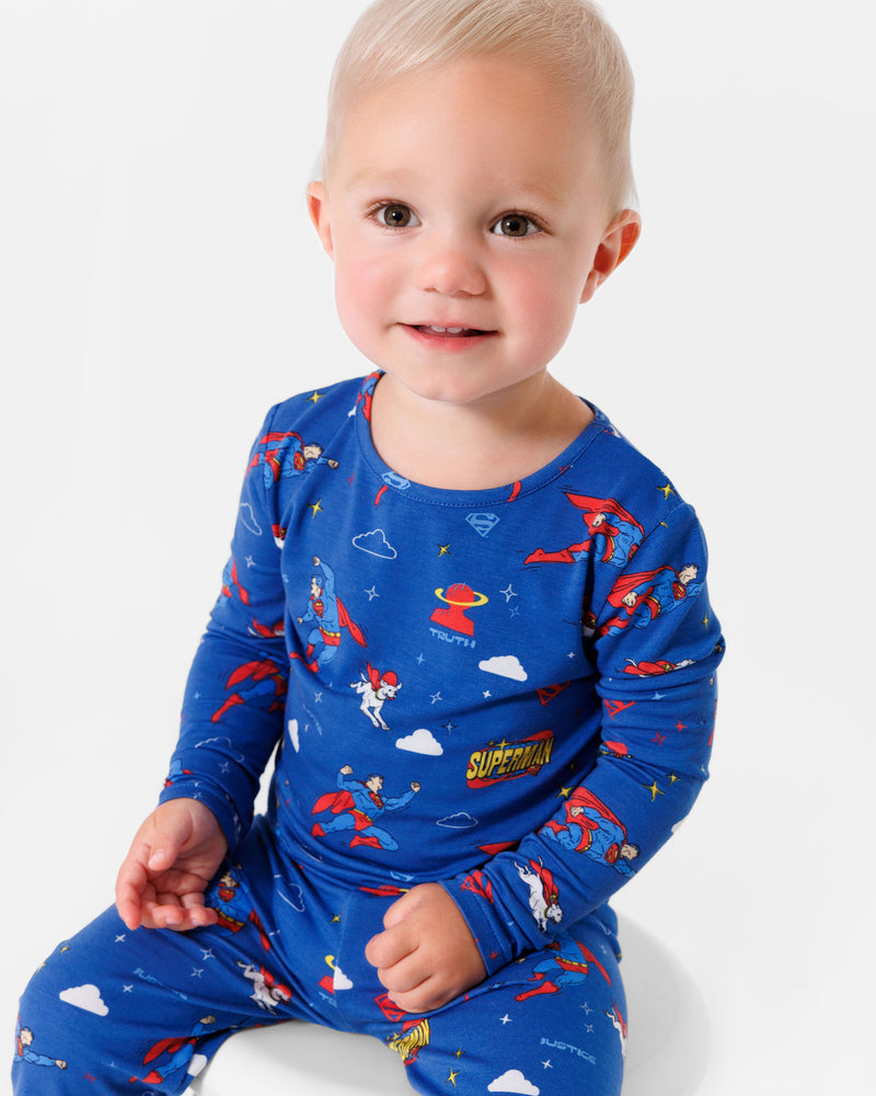 Superman & Krypto Bamboo Kids Pajamas
