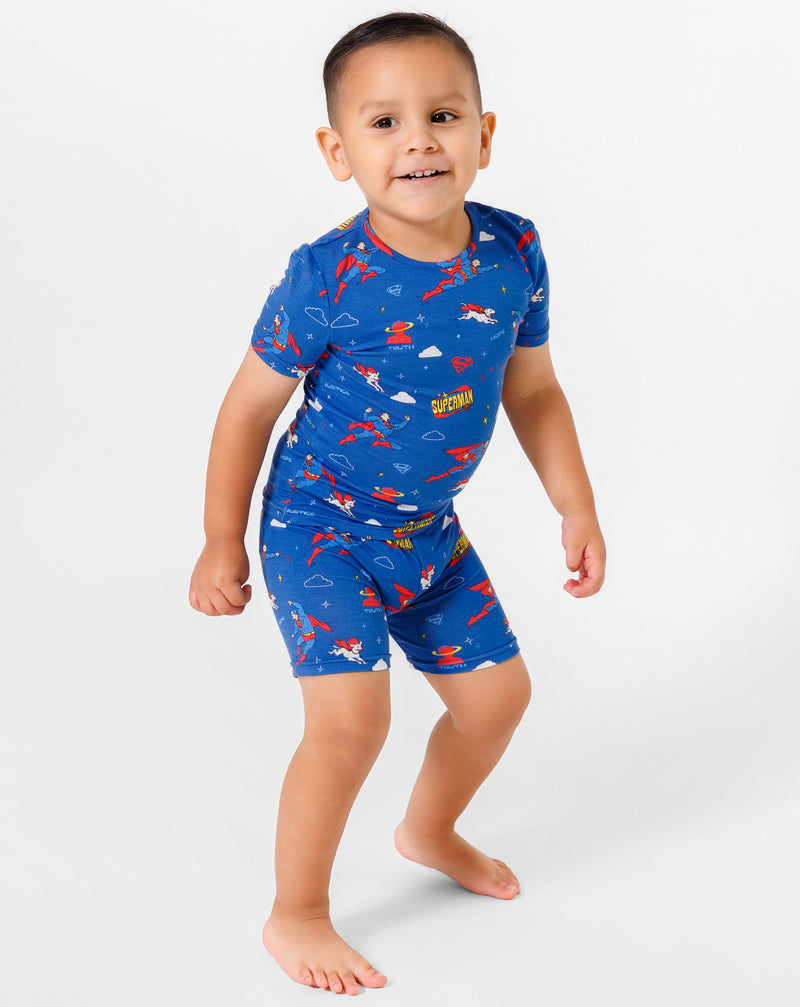 Superman & Krypto Bamboo Kids Pajama Short Set