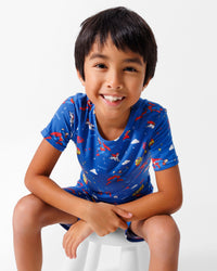 Superman & Krypto Bamboo Kids Pajama Short Set