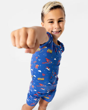 Superman & Krypto Bamboo Kids Pajama Short Set