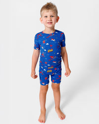 Superman & Krypto Bamboo Kids Pajama Short Set