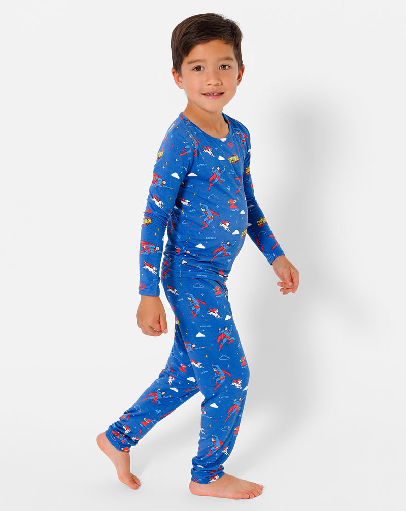 Superman & Krypto Bamboo Kids Pajamas