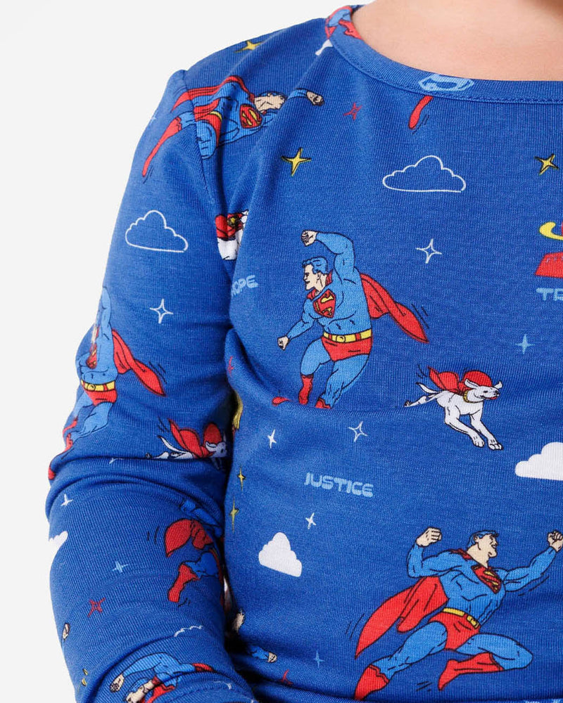 Superman & Krypto Bamboo Kids Pajamas