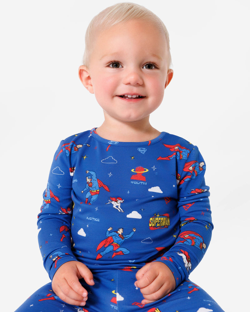 Superman & Krypto Bamboo Kids Pajamas
