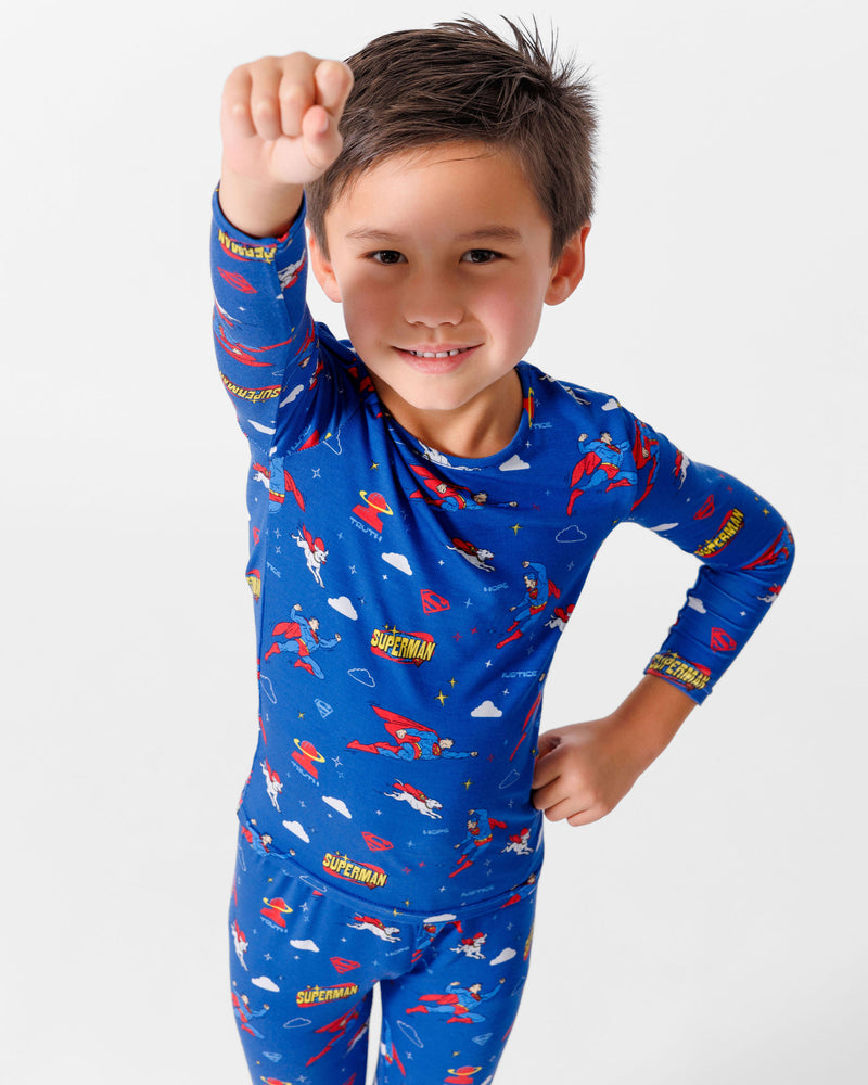Superman & Krypto Bamboo Kids Pajamas