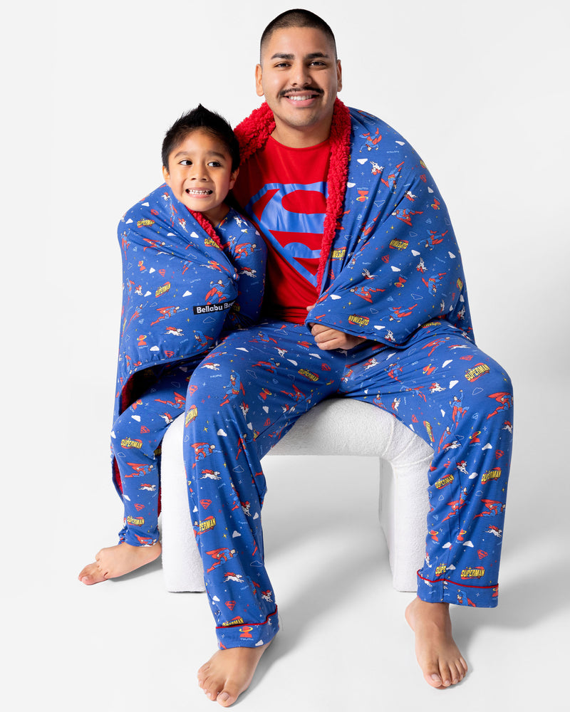 Superman & Krypto Bamboo Sherpa Blanket