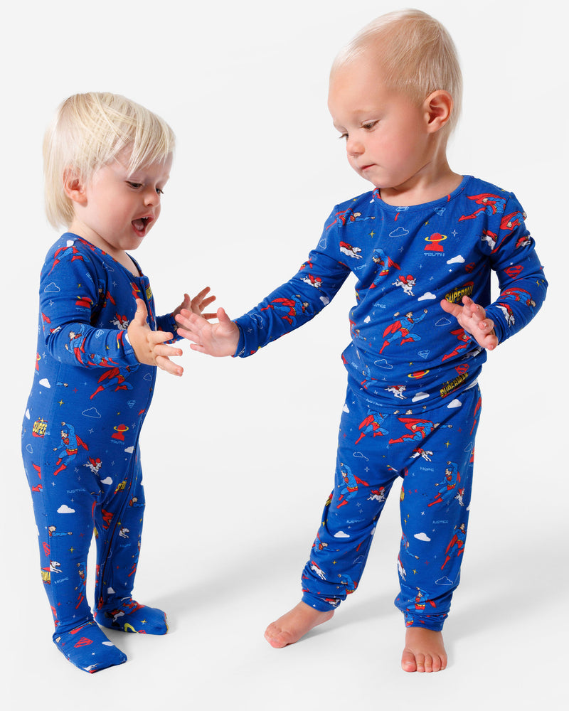 Superman & Krypto Bamboo Kids Pajamas