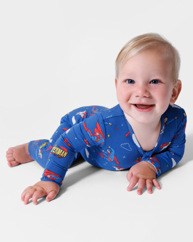 Superman & Krypto Bamboo Convertible Footie