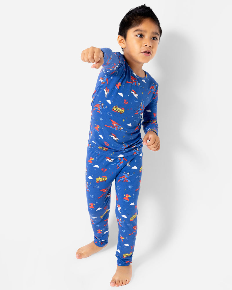 Superman & Krypto Bamboo Kids Pajamas