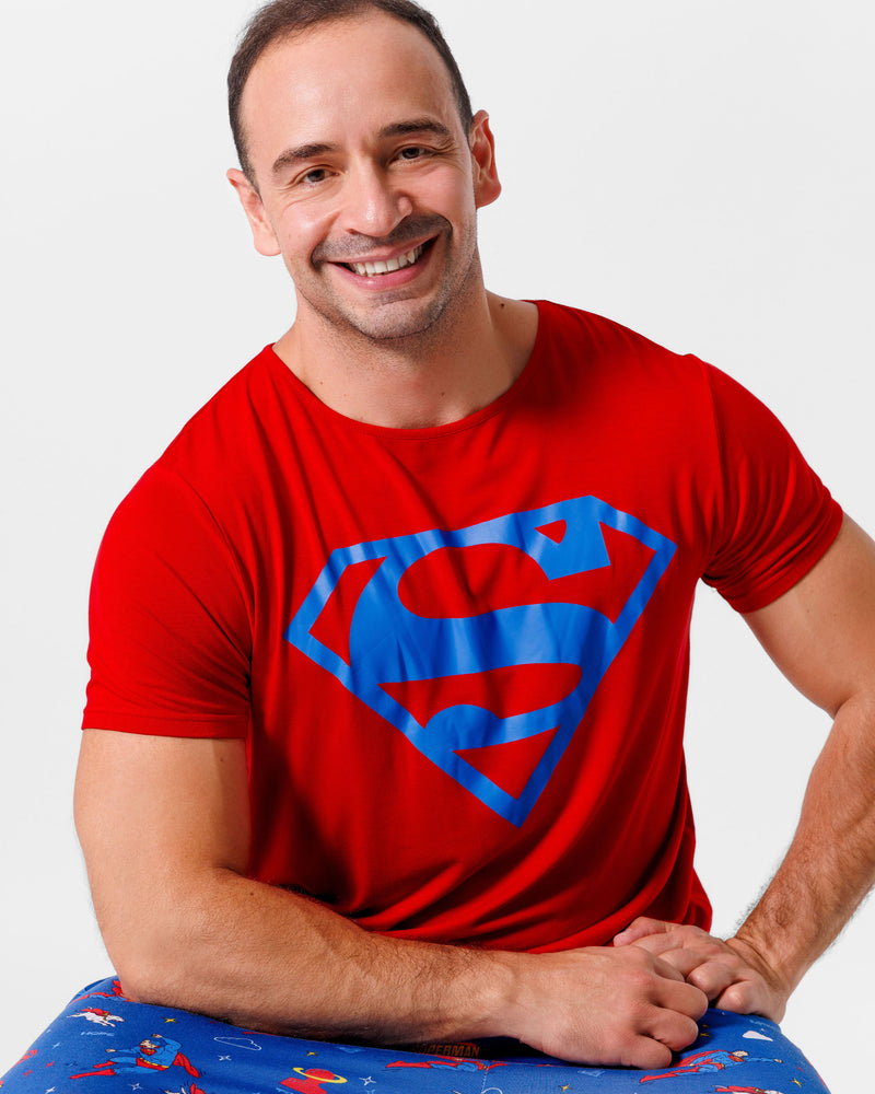 Superman & Krypto Bamboo Men's Pajama Set