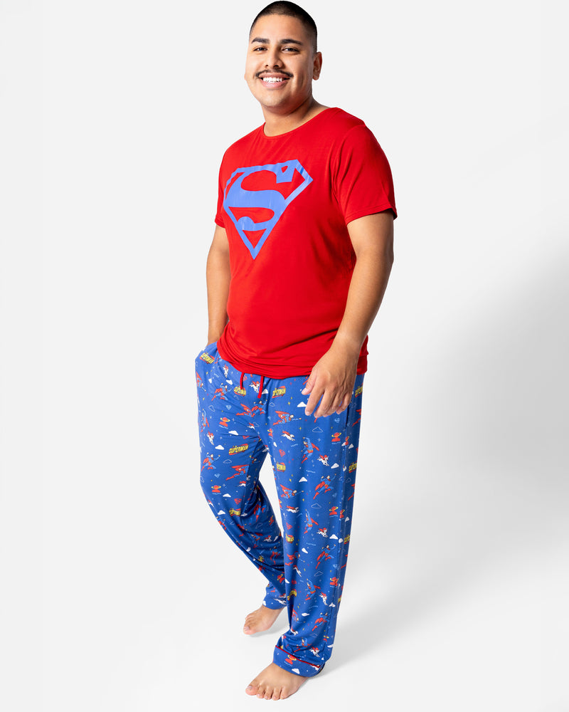 Superman & Krypto Bamboo Men's Pajama Set
