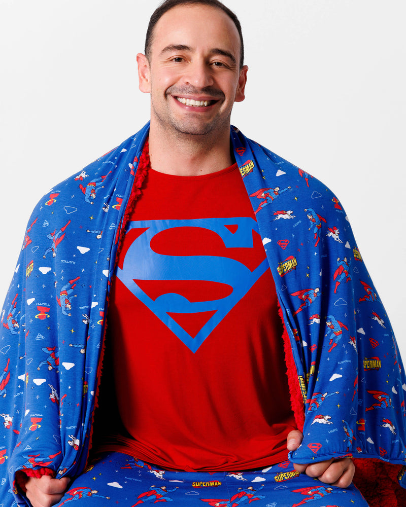 Superman & Krypto Bamboo Men's Pajama Set