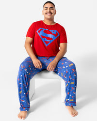 Superman & Krypto Bamboo Men's Pajama Set