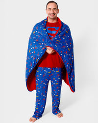 Superman & Krypto Bamboo Sherpa Blanket
