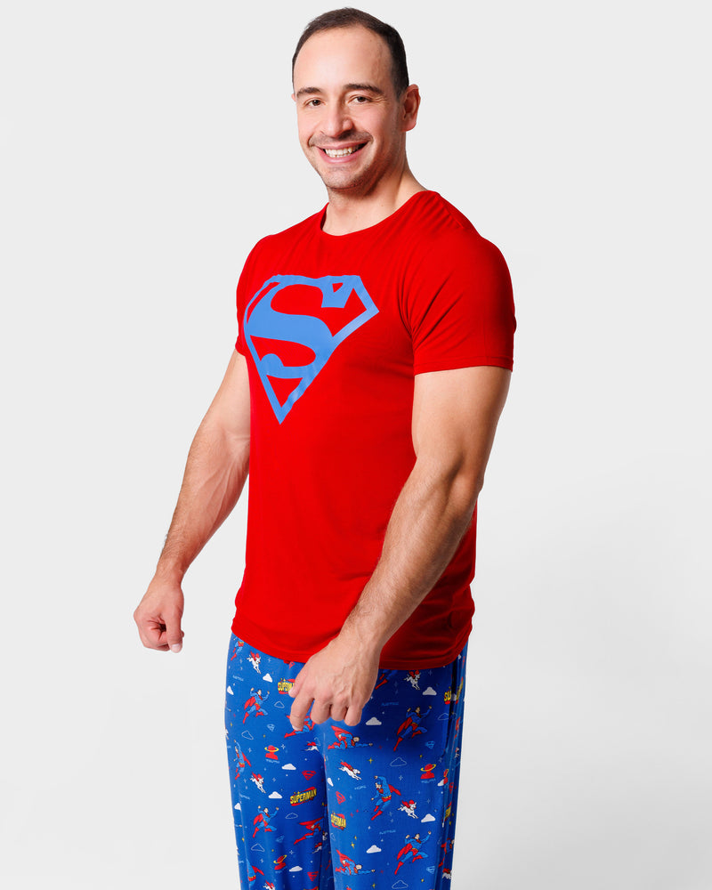 Superman & Krypto Bamboo Men's Pajama Set