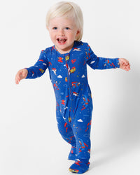 Superman & Krypto Bamboo Convertible Footie