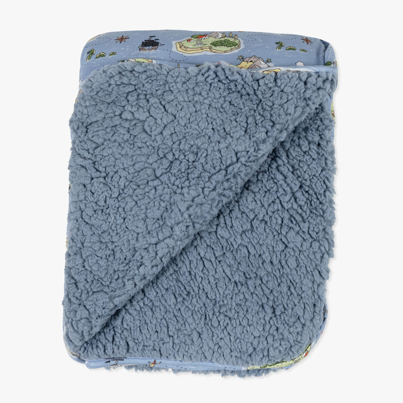 Pirate Cove Bamboo Sherpa Blanket